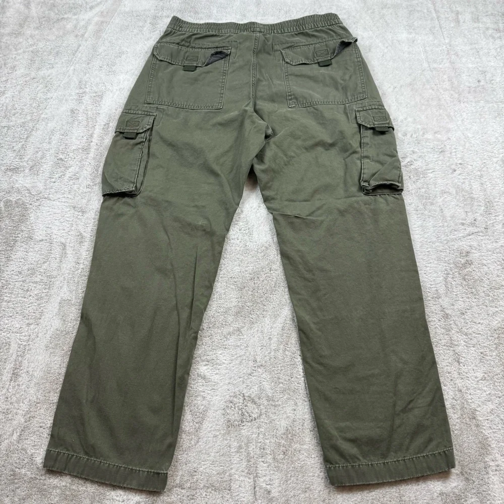 Abercrombie fitch military cargo pants men’s size Medium‎ 32X28 olive green